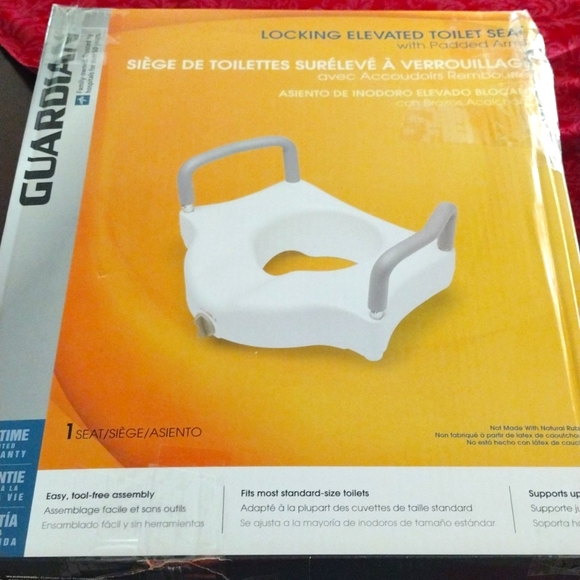 Guardian Bath Guardian Locking Elevated Toilet Seat Nib Poshmark